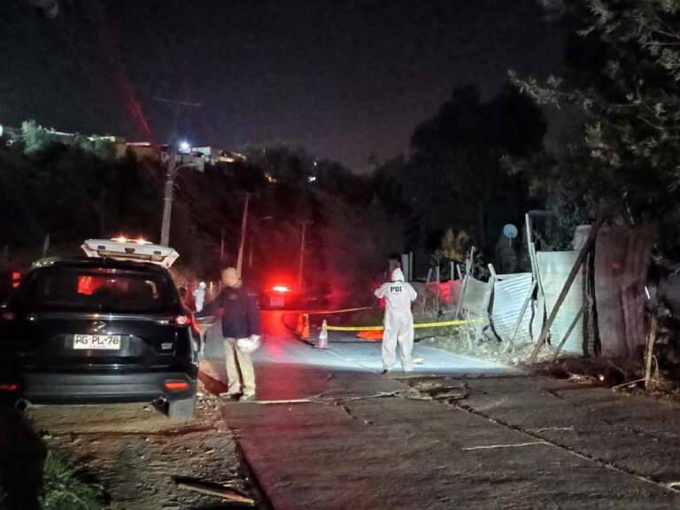 Encuentran cadáver con múltiples impactos de bala en Valparaíso