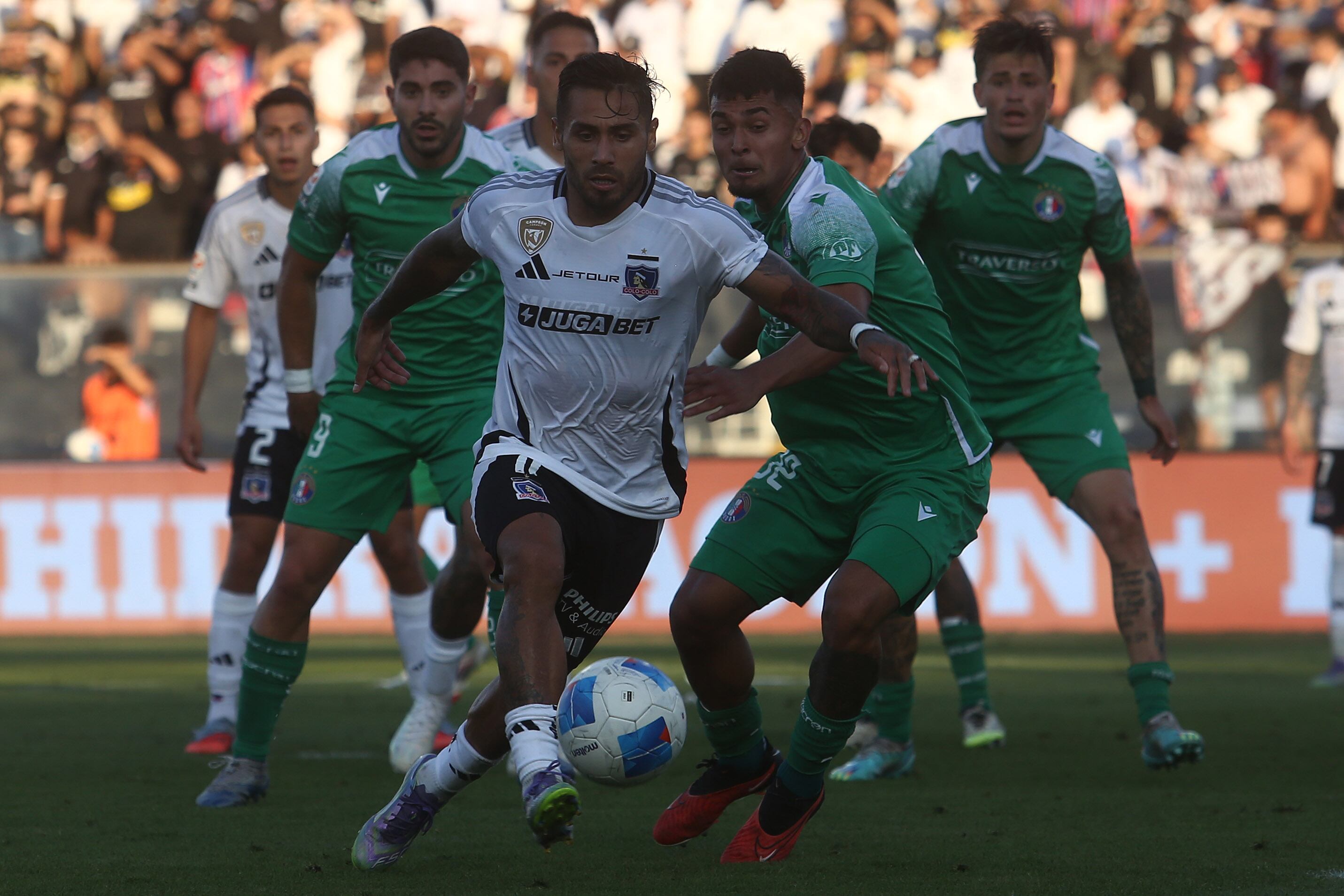 7 DE DICIEMBRE DE 2025, SANTIAGO.
Marco Bolados durante el partido, válido por la trigésima fecha de la Liga de Primera, entre Colo Colo y Audax Italiano, disputado en el estadio Monumental
FOTO:ERNESTO GUEVARA/AGENCIA UNO