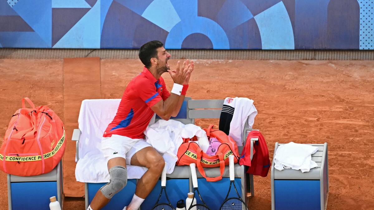 Djokovic avanza a la final y deja un momento de furia en París 2024: estalló en pleno partido contra Musetti