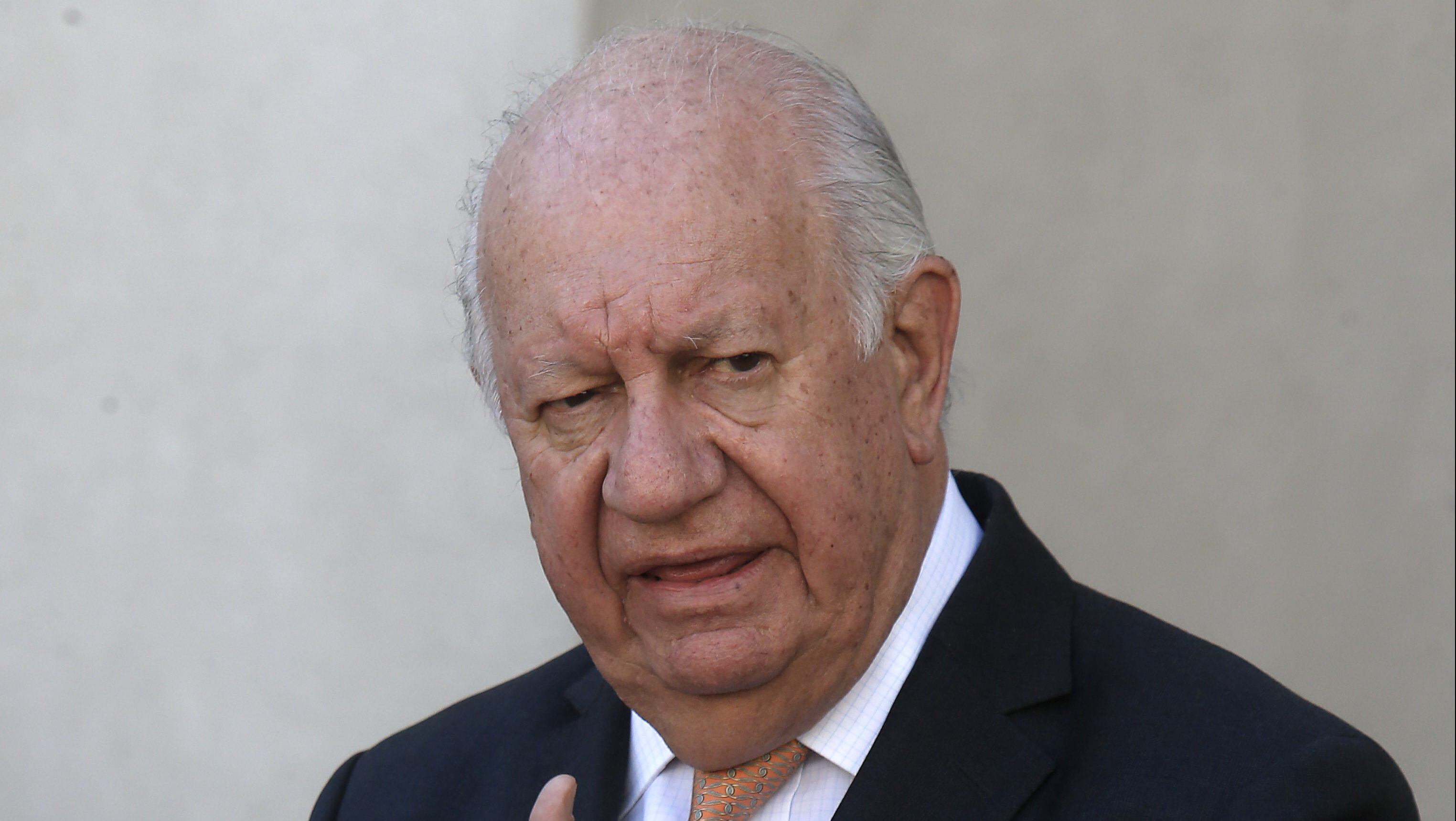 08 de Octubre del 2019/SANTIAGOEl presidente de la Republica, Sebastin Piera, habla tras la reunin que sostuvo con los ex presidentes Ricardo Lagos y Eduardo Frei.
FOTO:CRISTOBAL ESCOBAR/AGENCIAUNO