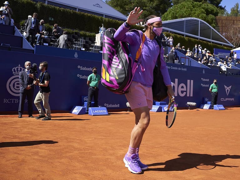 Rafael Nadal confirmó su baja del ATP de Barcelona