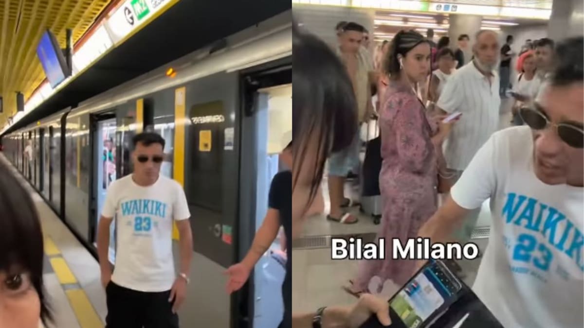 “Mira donde anda mi ejecutivo de banco”: chilenos se vuelven virales en el mundo tras presunto robo en metro de Milán
