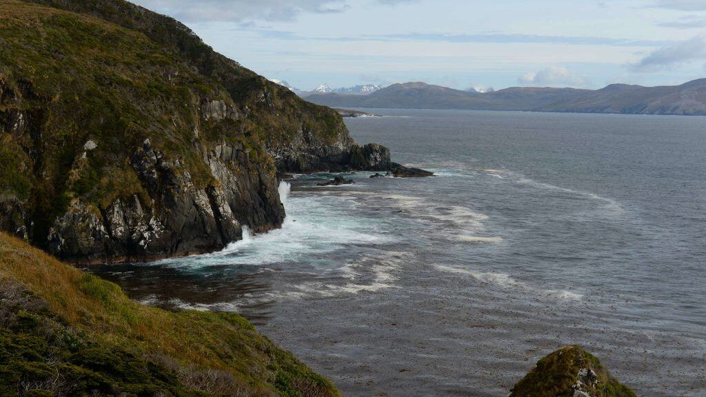 CHILE - 2017/06/30: View of the coastline of Cape Horn which is the southernmost headland of the Tierra del Fuego archipelago of southern Chile. (Photo by Wolfgang Kaehler/LightRocket via Getty Images)