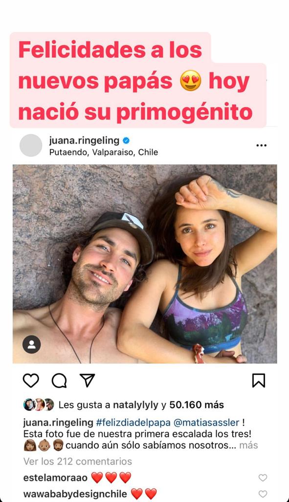 Cecila Gutiérrez confirmó el nacimiento de hijo de Juanita Ringeling y Matías Assler