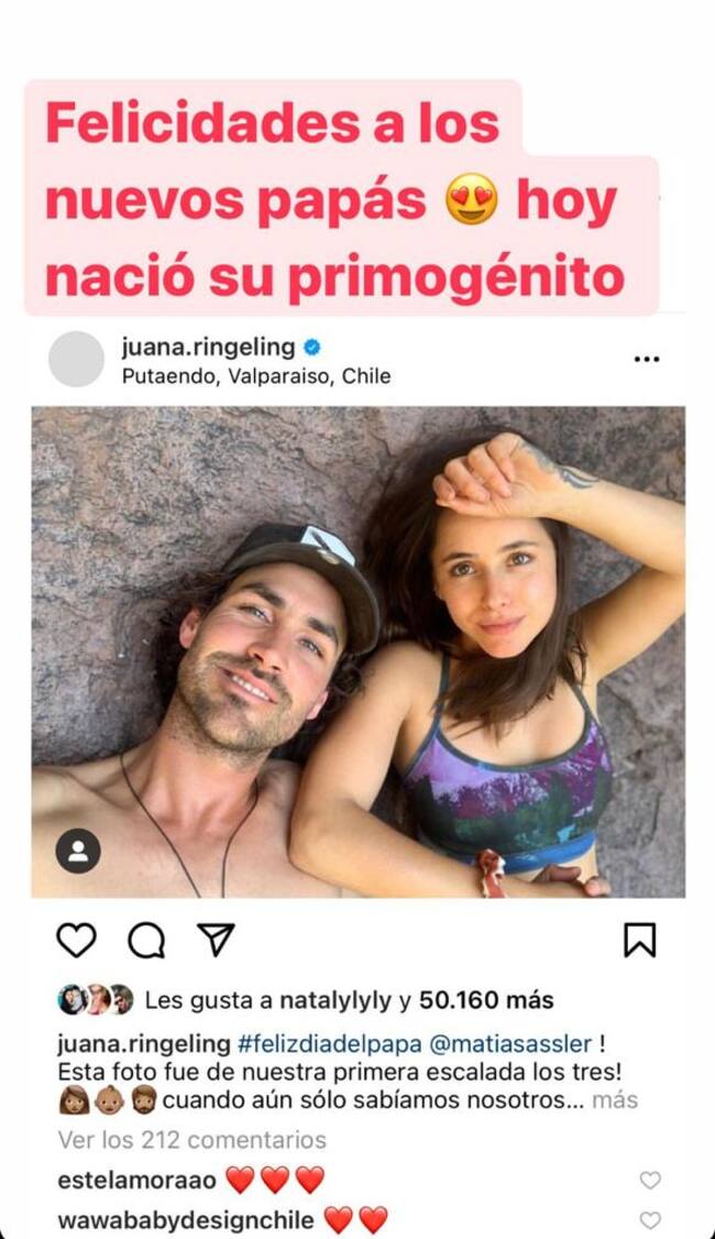 Cecila Gutiérrez confirmó el nacimiento de hijo de Juanita Ringeling y Matías Assler
