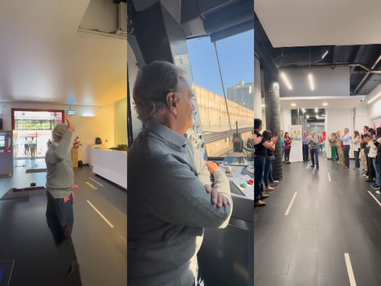 “Deja un legado invaluable”: Metro de Santiago hace emotiva despedida a conductor tras 48 años de servicio