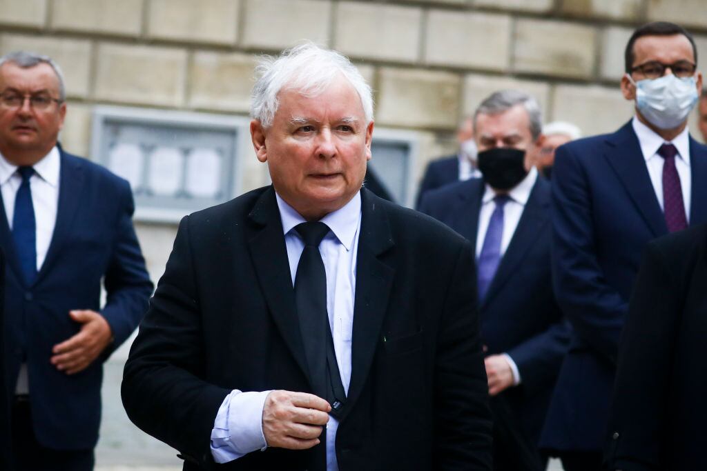 El vice primer ministro polaco Jaroslaw Kaczynski