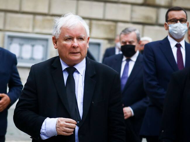 El vice primer ministro polaco Jaroslaw Kaczynski