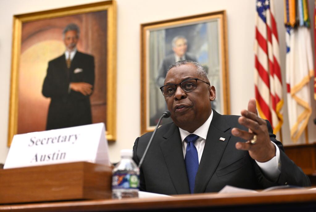 El secretario de defensa estadounidense Lloyd Austin