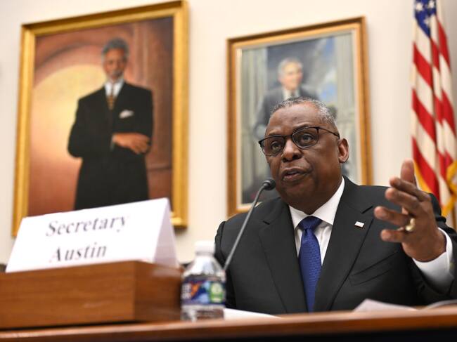 El secretario de defensa estadounidense Lloyd Austin