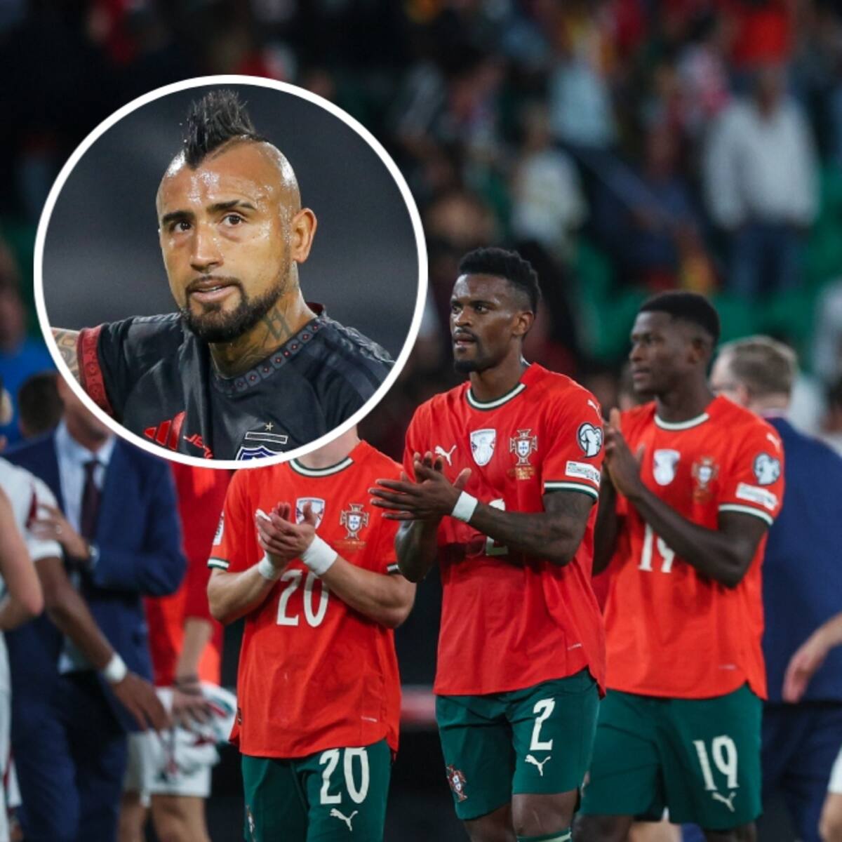 Es una de las figuras de Portugal, enfrentará a Chile y así habla de Arturo Vidal: “Es un poco loquito, pero...”