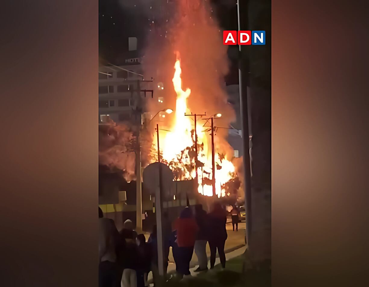 Incendio banderazo