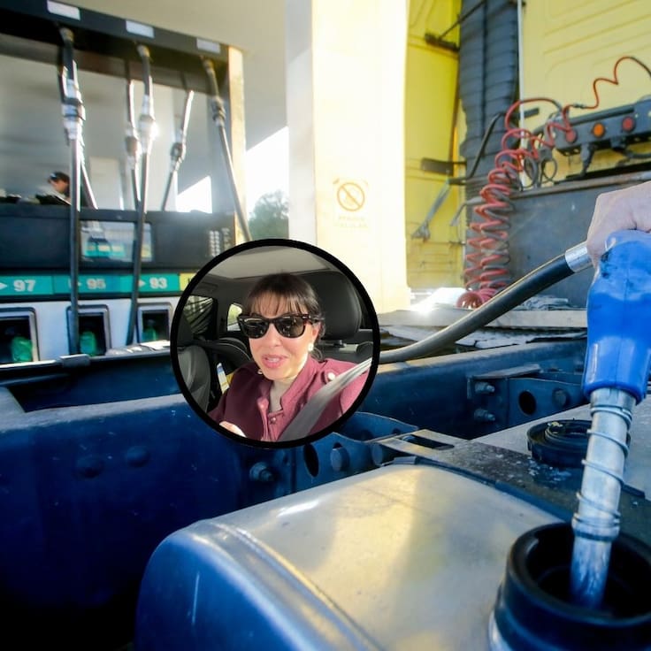 Influencer española comparó el precio de la bencina en Europa y Chile: la diferencia sorprendió a todos