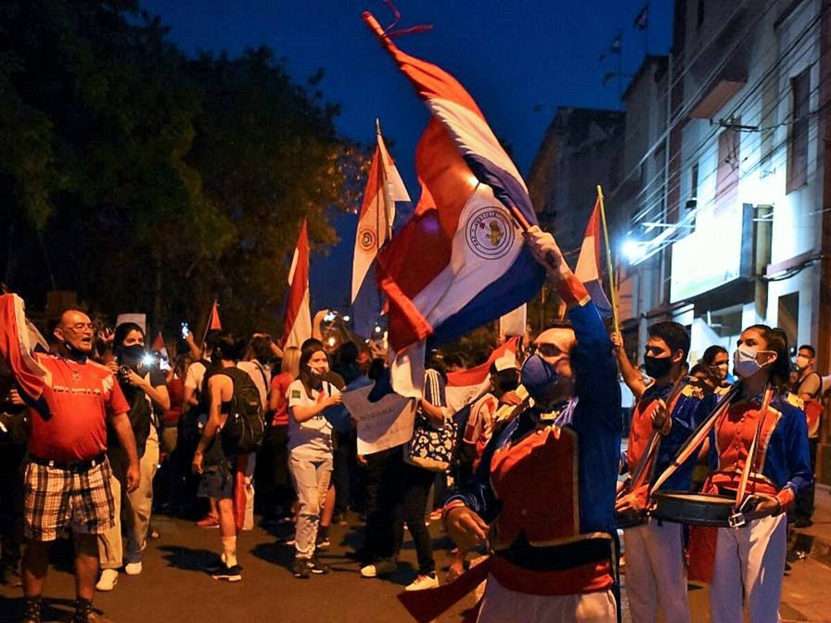 Las manifestaciones contra el gobierno ya suman ocho días en Paraguay
