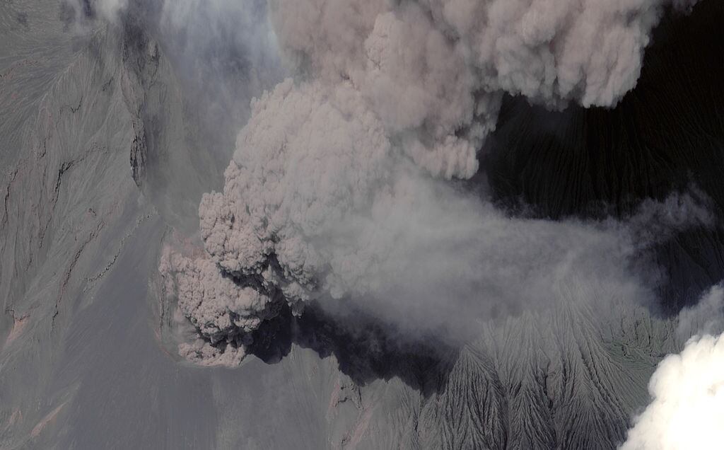 Imagen de la erupción del volcán Sakurajima, cerca de Kagoshima, en 2013