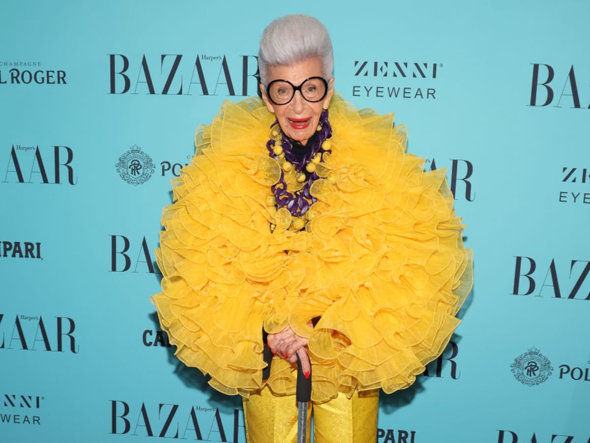 Muere Iris Apfel a los 102 años, ícono mundial del diseño y la moda