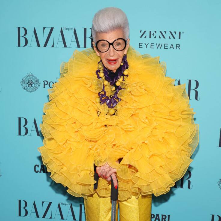 Muere Iris Apfel a los 102 años, ícono mundial del diseño y la moda
