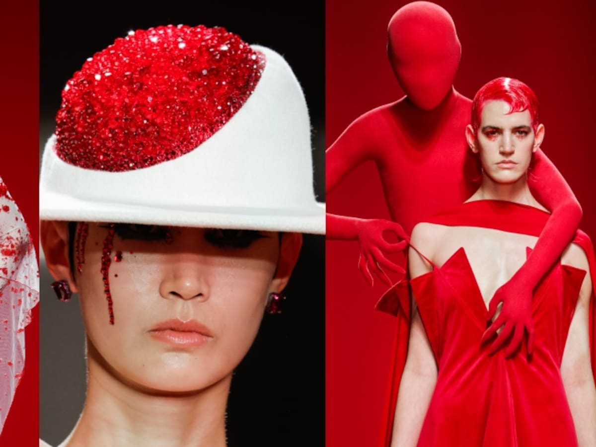 Sangre de cristal y sombras acechando: así fue la “terrorífica” colección de Robert Wun en la Semana de la Moda de la Alta Costura