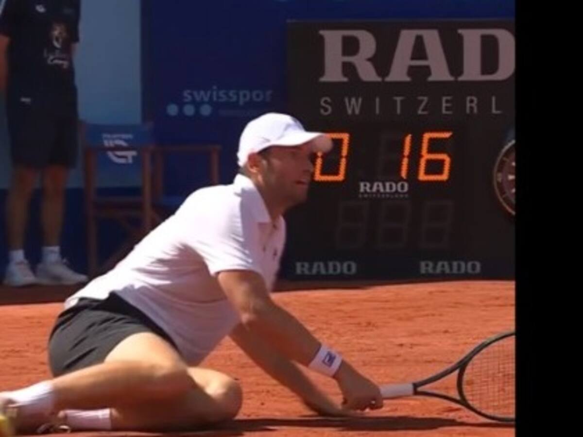 A lo Chino Ríos: el puntazo que dio la vuelta al mundo en el ATP de Gstaad
