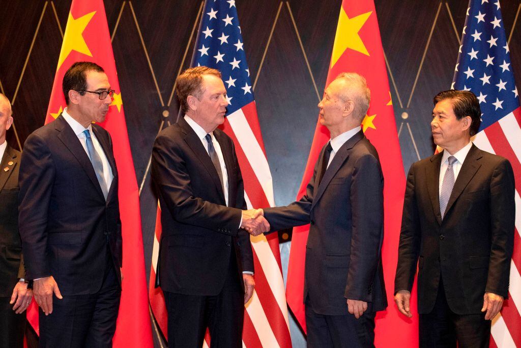 Reunión de delegaciones económicas de EEUU y China en junio de 2021