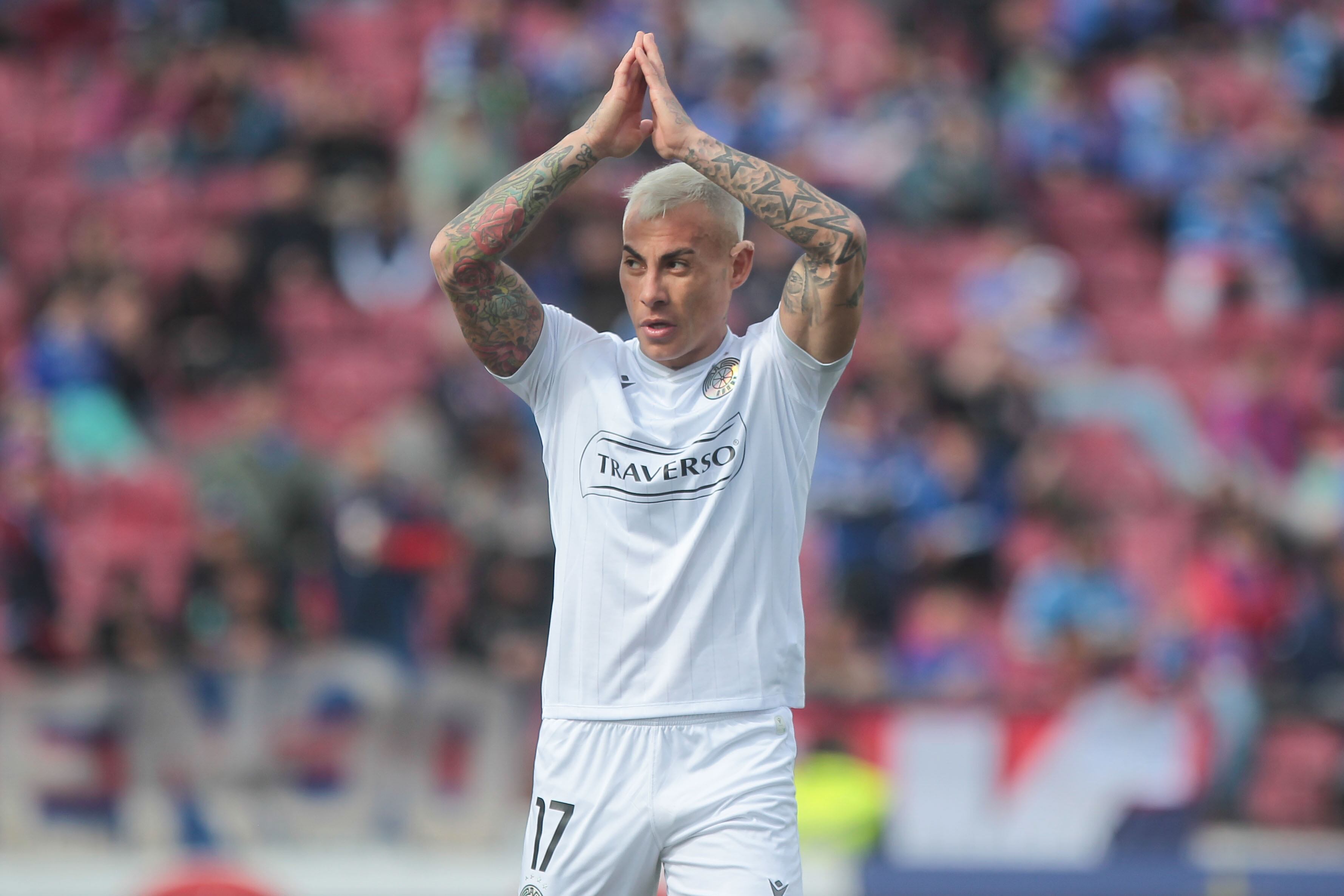 Eduardo Vargas hoy viste los colores de la Audax Italiano