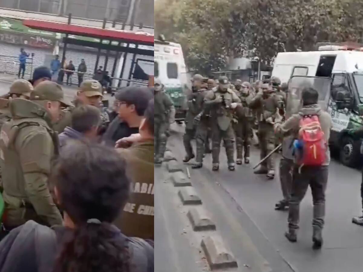 Detienen al padre de Francisca Sandoval durante acto conmemorativo por el Día del Trabajador