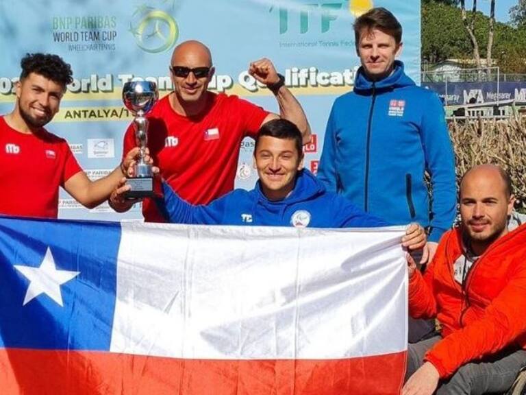 Equipo chileno de tenis paralímpico clasificó al Mundial de Portugal