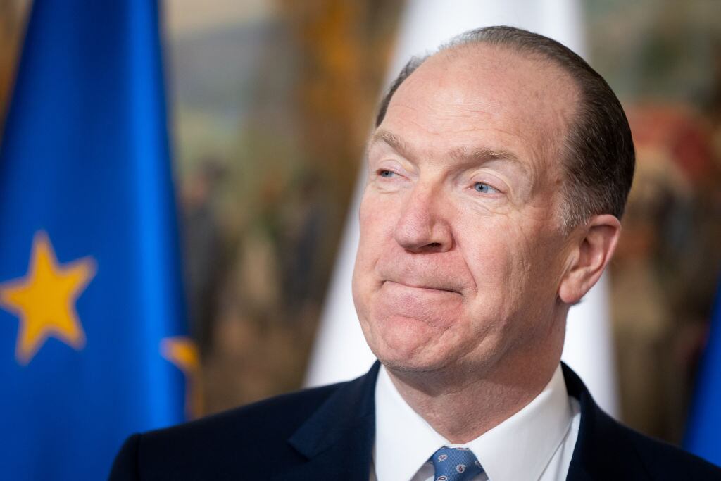 El presidente del Banco Mundial, David Malpass, en visita a Polonia