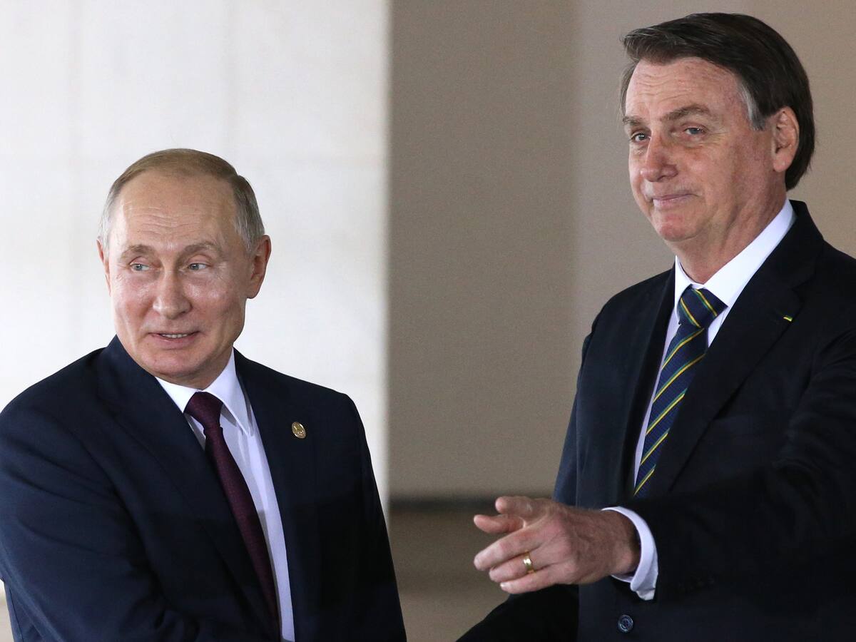 Jair Bolsonaro viajará esta semana a Rusia para reunirse con Vladímir Putin