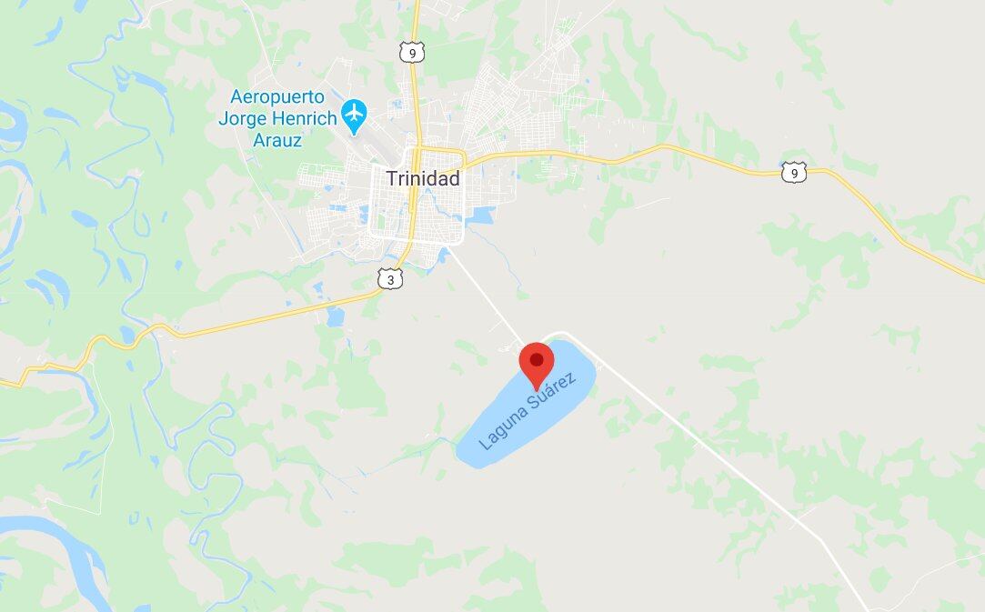 La zona donde capotó una avioneta en Bolivia