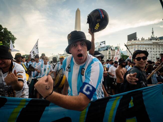 Hinchas piden justicia por la muerte de Diego Armando Maradona