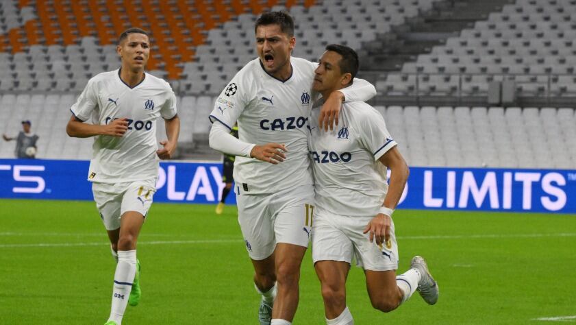 Alexis Sánchez pudo marcar: Olympique de Marsella vence a Sporting y consigue sus primeros tres puntos en Champions League