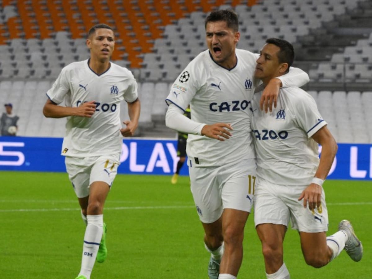 Alexis Sánchez pudo marcar: Olympique de Marsella golea a Sporting y consigue su primer triunfo en Champions League