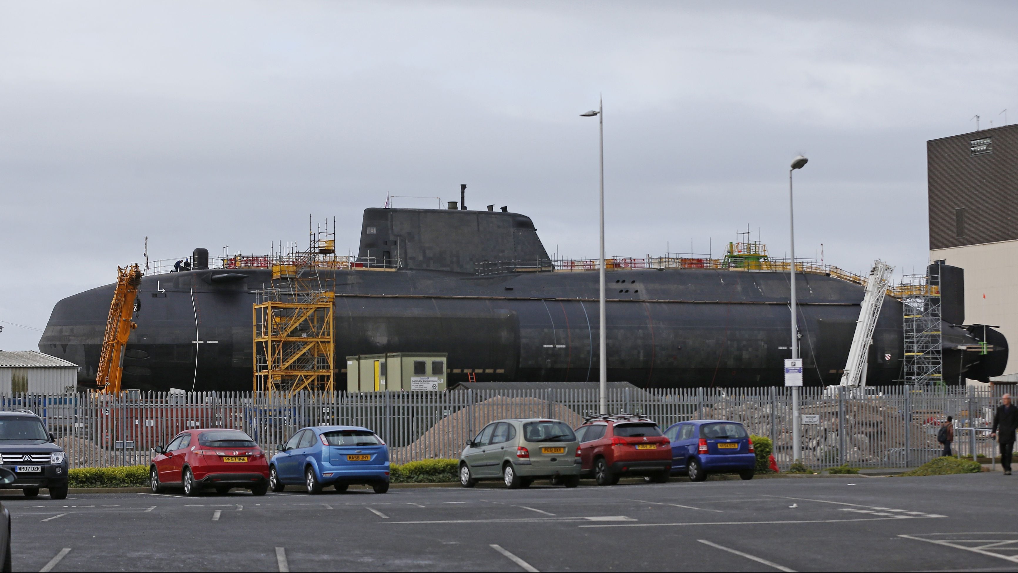 Submarino británico HMS Audacious.