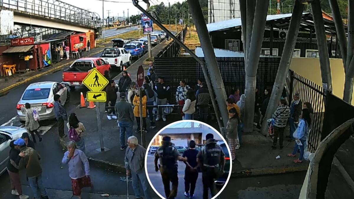 Con 10 detenciones previas: detienen a hombre por disparar contra fila de visitas en cárcel El Manzano y dejar un herido