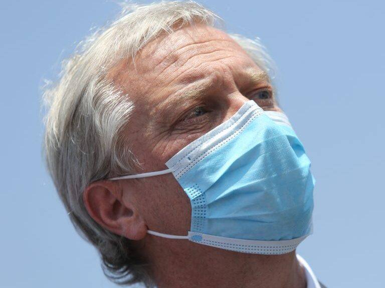 6 de DICIEMBRE de 2021 / SANTIAGOJosé Antonio Kast, Candidato presidencial por el Frente Social Cristiano, llega al Encuentro Nacional de Líderes Cristianos Evangélicos realizado en Alto San Francisco, para recibir el apoyo de los Pastores Evangélicos
FOTO: DIEGO MARTIN/AGENCIAUNO