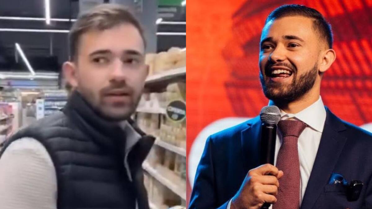 “Me estás matando”: influencer argentino es sorprendido comprando en el supermercado luego de decir que eso es “de pobres”