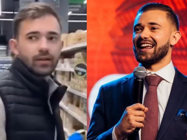 “Me estás matando”: influencer argentino es sorprendido comprando en el supermercado luego de decir que eso es “de pobres”
