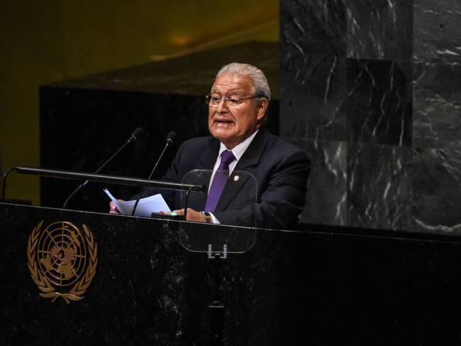 Sánchez Cerén ante la asamblea de las Naciones Unidas en Nueva York
