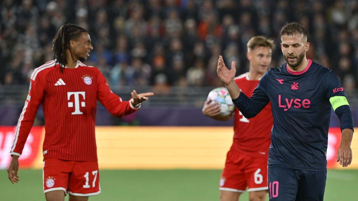 La imprudente acción de Michael Olise que marcó el sorpresivo empate del Bayern Munich en la Champions League