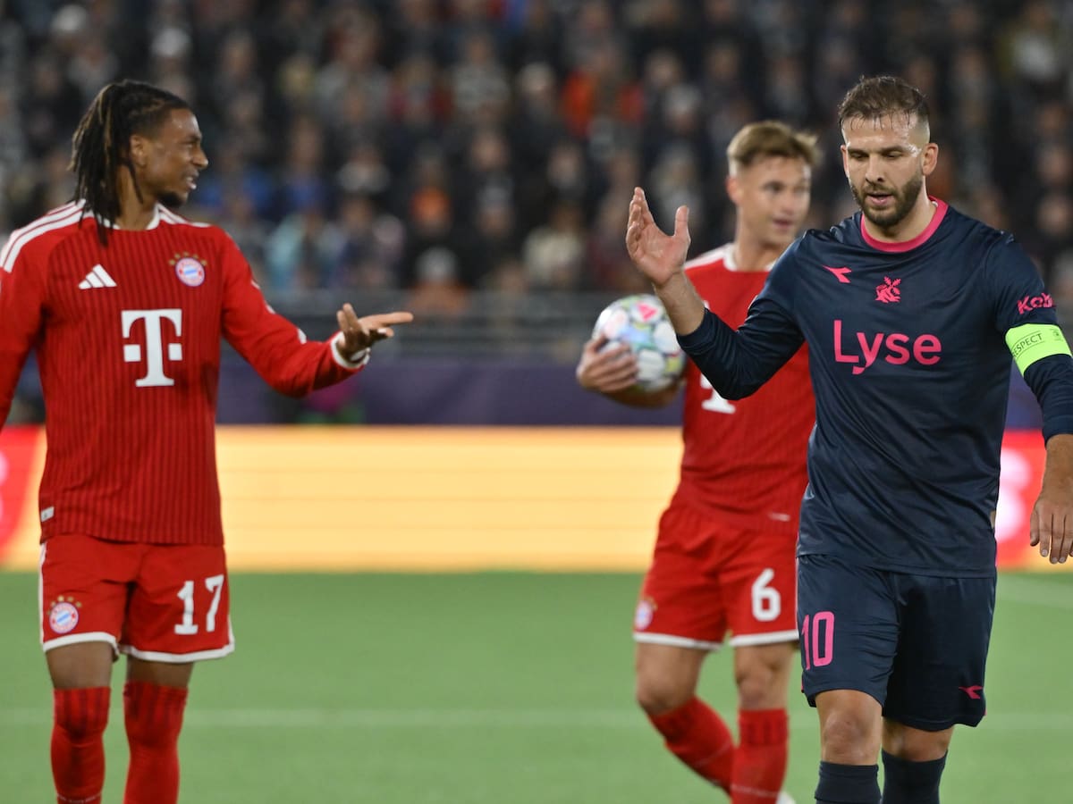 La imprudente acción de Michael Olise que marcó el sorpresivo empate del Bayern Munich en la Champions League