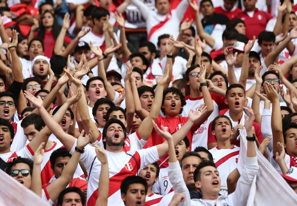 Hinchas de la Selección de Perú