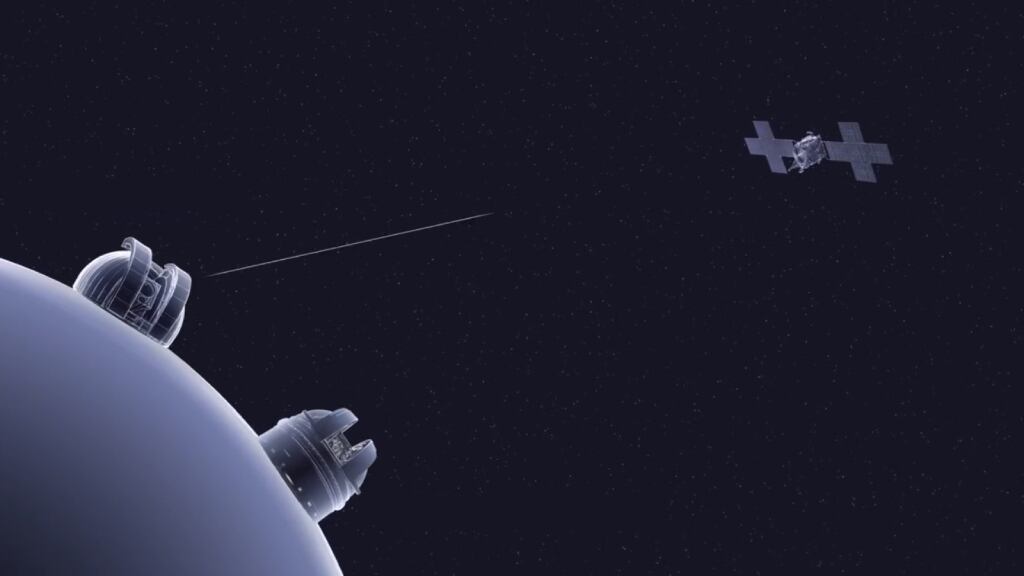 Mesaje láser del Espacio a la Tierra