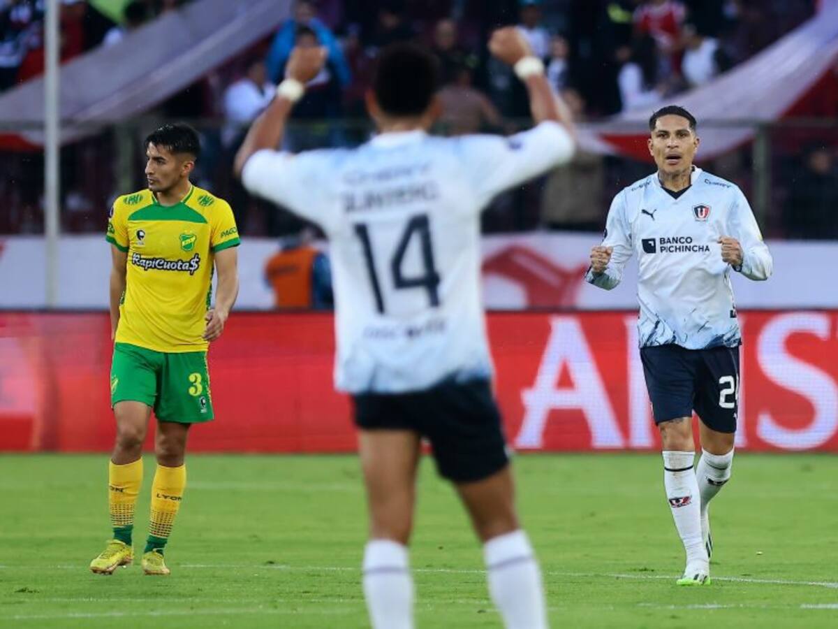 Paolo Guerrero adelantó a Liga sobre Defensa y Justicia por las semis de Copa Sudamericana