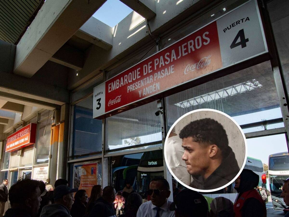 Con un yeso para tapar su tatuaje: revelan las últimas imágenes del sicario liberado antes de dejar Chile