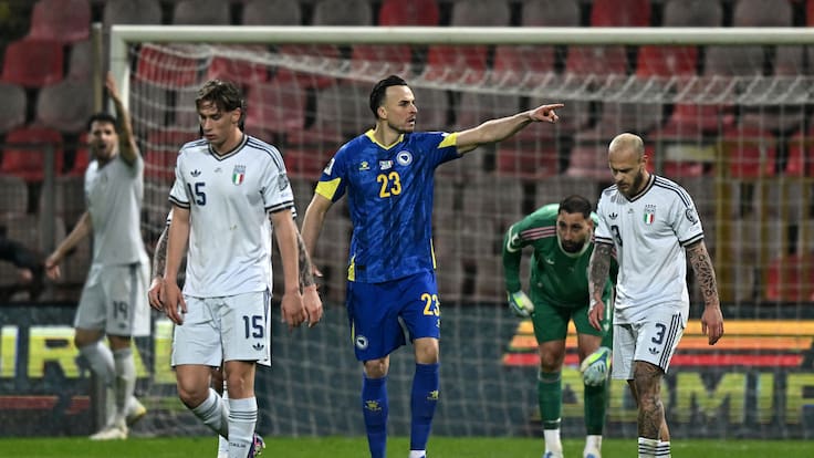 ¡Batacazo histórico! Bosnia firma una noche inolvidable y deja a Italia fuera del Mundial por tercera vez consecutiva