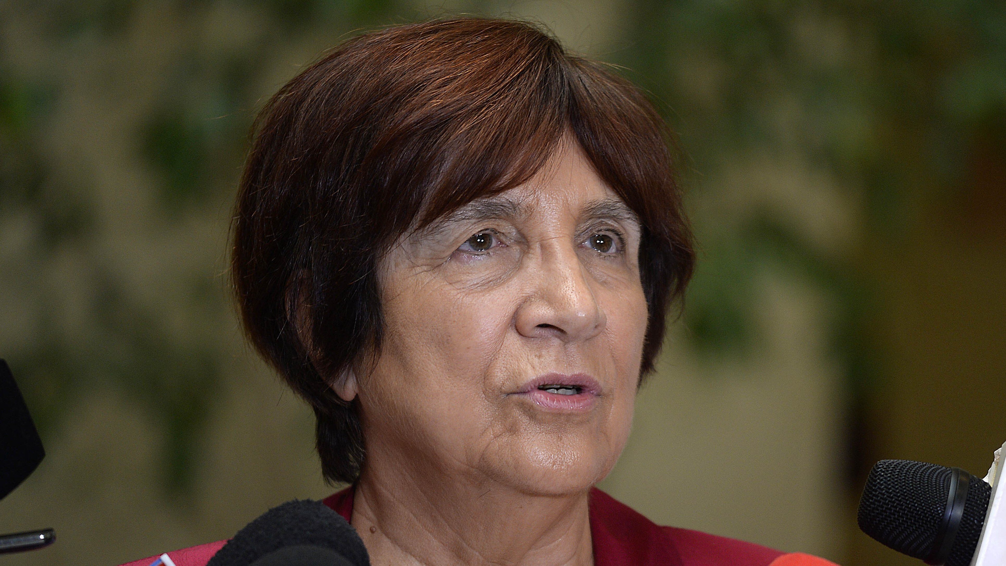 27 DE NOVIEMBRE DE 2019/VALPARAISOCarmen Hertz en una conferencia de prensa  , durante si  corresponde considerar la acusación constitucional en contra del ex Ministro del Interior y Seguridad Pública Andres Chadwick 
FOTO: PABLO OVALLE ISASMENDI/AGENCIAUNO