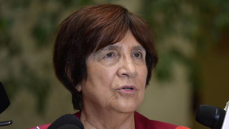 27 DE NOVIEMBRE DE 2019/VALPARAISOCarmen Hertz en una conferencia de prensa , durante si corresponde considerar la acusación constitucional en contra del ex Ministro del Interior y Seguridad Pública Andres Chadwick
FOTO: PABLO OVALLE ISASMENDI/AGENCIAUNO