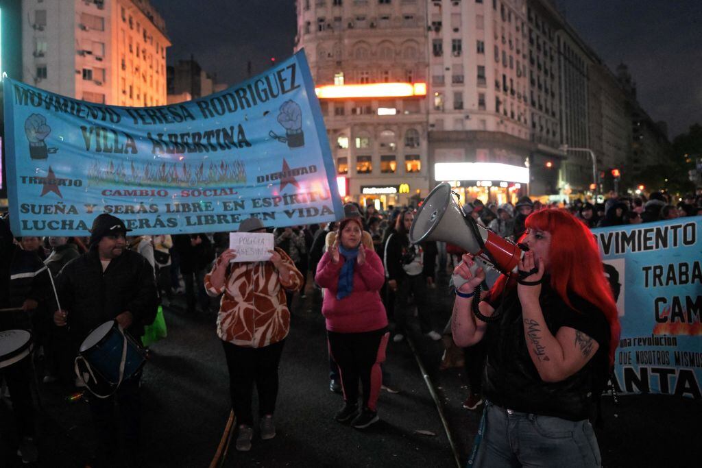 Protestas en Buenos Aires tras la muerte de fotorreportero en Argentina