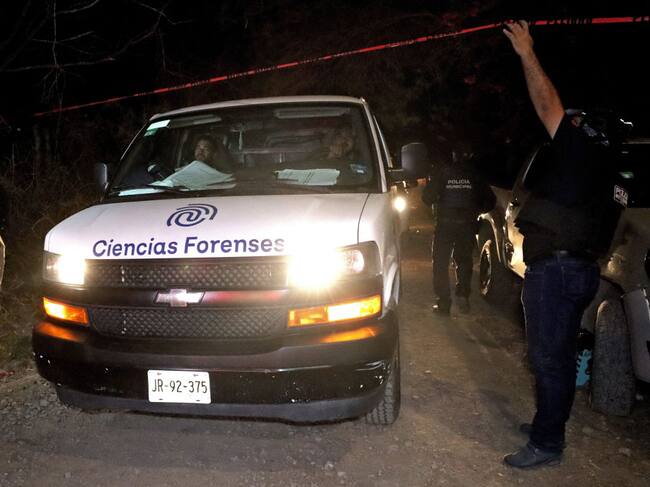 Equipos forenses salen de la zona del ataque en Jalisco de México